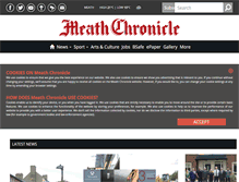 Tablet Screenshot of meathchronicle.ie